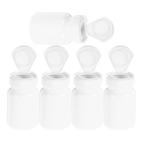 HOOWIFFY Medicine Container 5Pcs Large Capacity Pet Pill Organizer for Travel