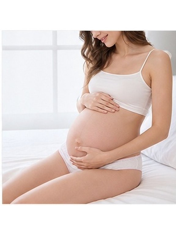 5Pcs Disposable Pregnant Underwear White Cotton Soft Breathable Lightweight for Daily Use