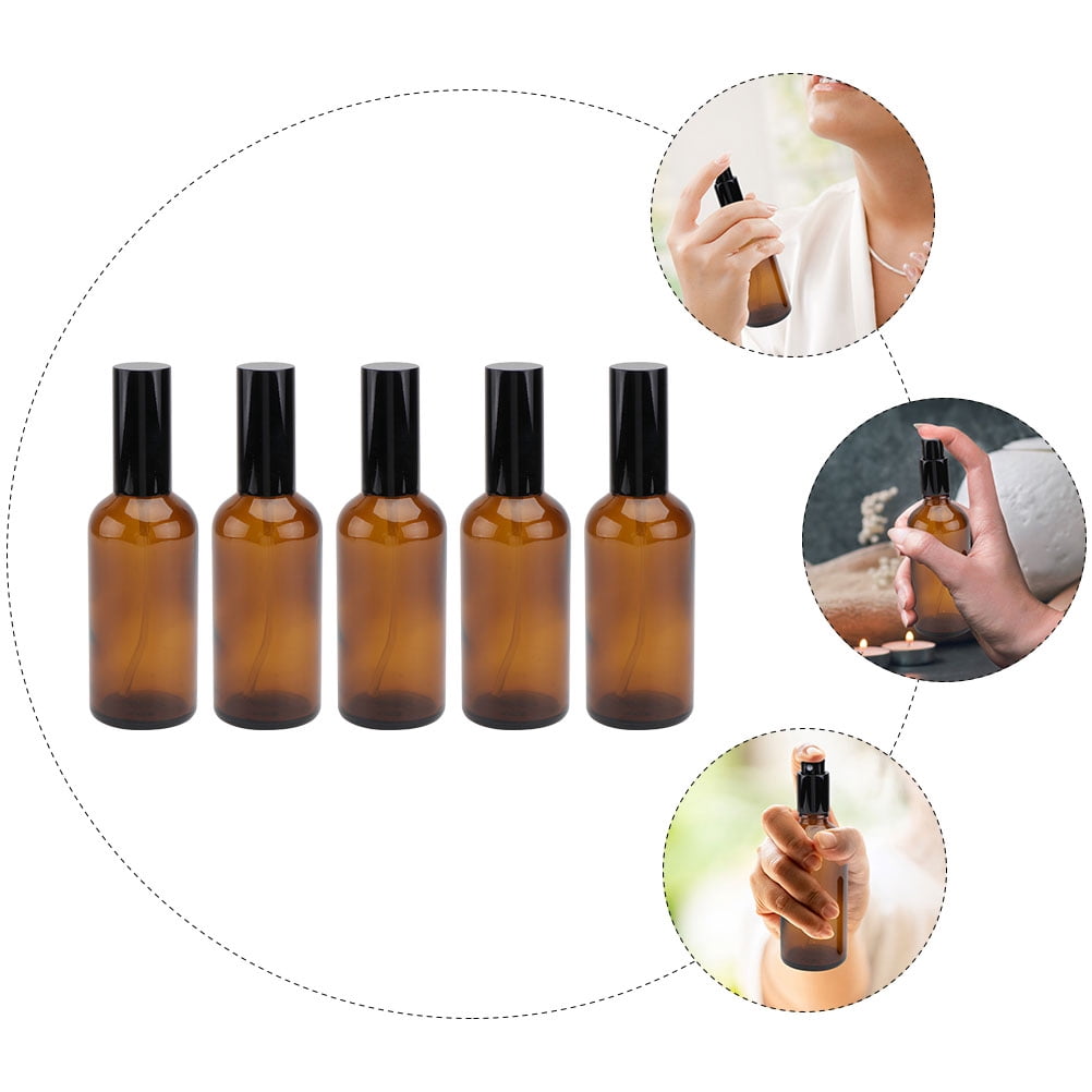 HOOWIFFY Durable Glass Spray Bottles Multi Color for Storage Essential ...