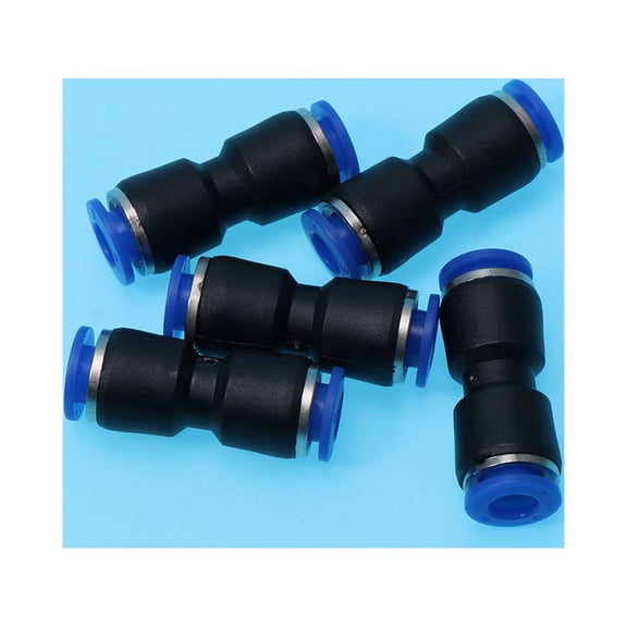 HOOWIFFY 5-Pack Quick Release Pneumatic Connectors Assorted Colors Fast Water Hose Fittings for Garden Irrigation Systems