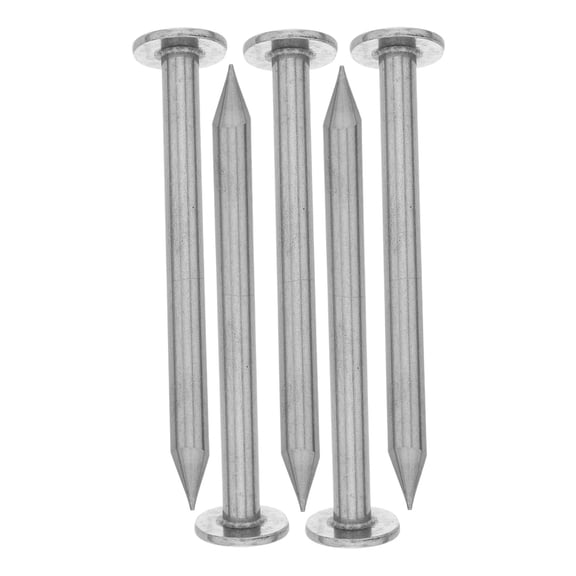 HOOWIFFY 5Pcs Stainless Steel Survey Stakes for Accurate Lawn Marking and Construction Use
