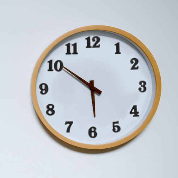 HOOWIFFY 5Sets Black Arabic Number Set for Clock Repair and DIY Clock Making Parts