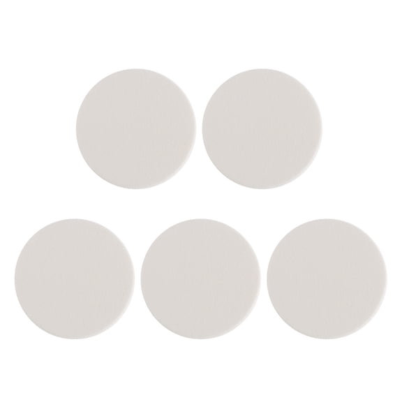 HOOWIFFY 5pcs Korean White Cushion Puff Makeup Sponges for Blending Foundation Beauty Salon Use