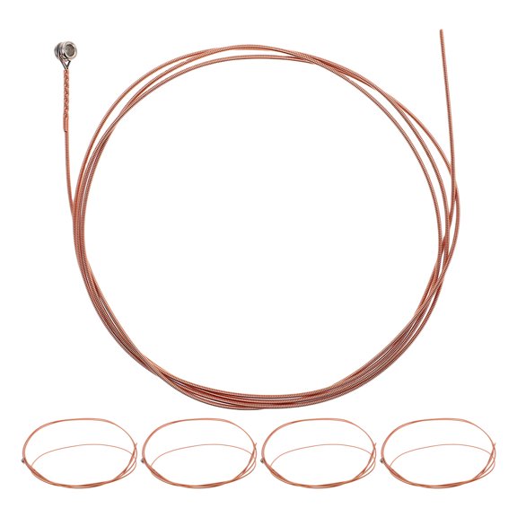 HOOWIFFY 5pcs Metal Guitar Treble String 3rd Replacement for Acoustic Guitar