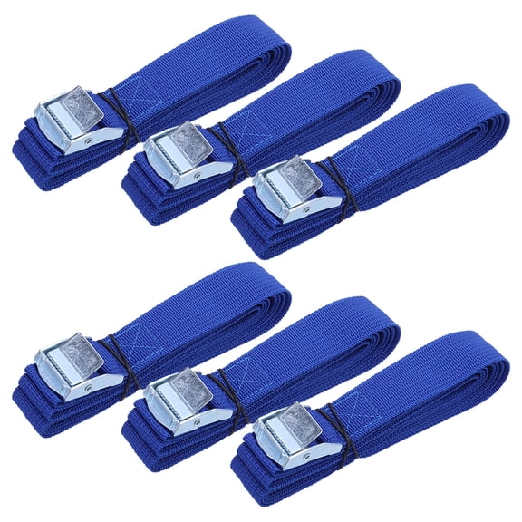 HOOWIFFY 6-Pack Quick Release Luggage Straps for Car Roof Rack with Anti- Cam Buckles Tie Down