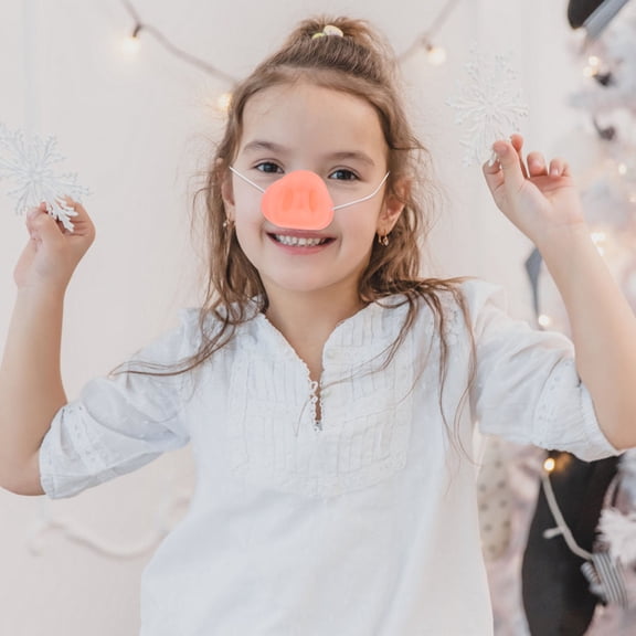 HOOWIFFY 6Pcs Novelty Design Animal Nose for Stage Performance at Christmas Event