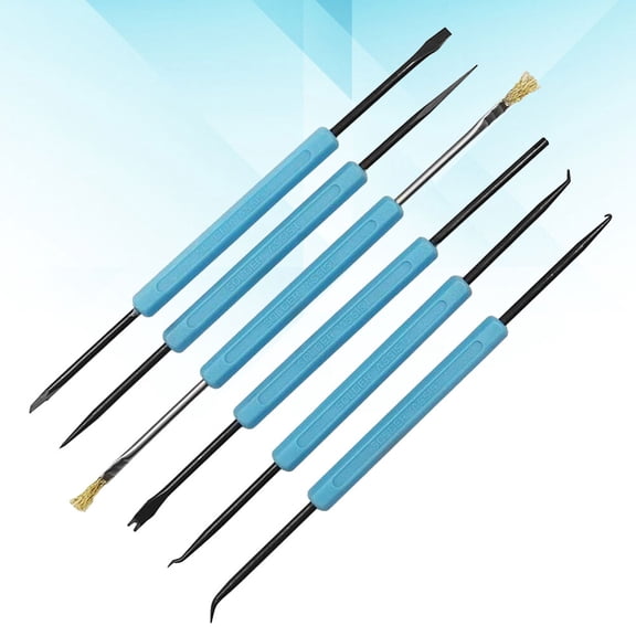 HOOWIFFY Blue ering Auxiliary Tool Kit Rework Tools 6 in 1 for Circuit Board 6Pcs