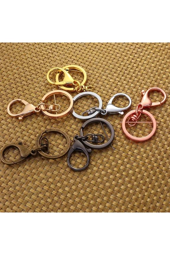 6-Pack Alloy Key Holders Set for Key Organization and Easy Access Keychains, Convenient Storage Solution