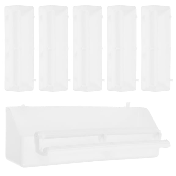 HOOWIFFY Bird Feeding Case Hoowiffy White Easy to Clean Convenient 6Pcs