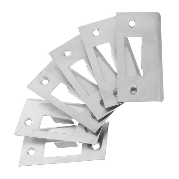HOOWIFFY 6pcs Security Plates For Wooden Doors Enhanced Quiet Performance Easy Installation Durable Design For Locks