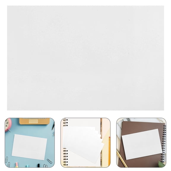HOOWIFFY Double-Sided White Cardstock Bookmarks for Crafts, Projects, Scrapbooking, and Designs