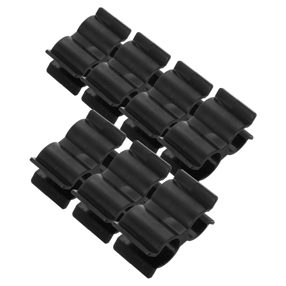 HOOWIFFY 7PCS Double Tube Clamps For Black Hose Clamp RV Usage Tube ...