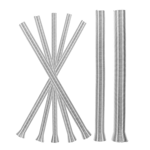 HOOWIFFY 7Pcs Metal Bender Tool Set Silver for Copper and Brake Line Bending