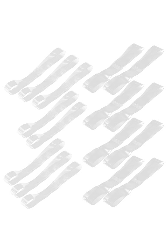 8Pairs Transparent Heel Bands Elastic Shoe Straps Replaceable High Heel Fixing Accessory