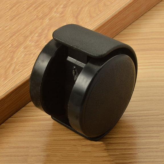 HOOWIFFY 8Pcs Black Swivel Wheel Caster for Office Chair Bases Universal Fit Easy Glide