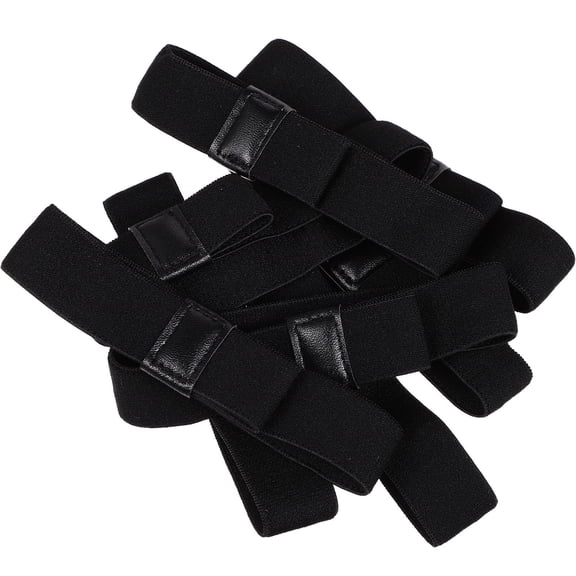 HOOWIFFY Black Polyester Bento Box Straps, Adjustable and Portable Food Container Bands for Work, School, and Daily Use