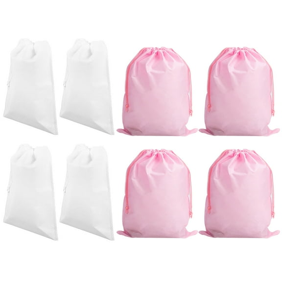 HOOWIFFY Travel Shoe Bags, Multi-Functional Fabric Storage Organizer, Assorted Colors, and Lightweight for