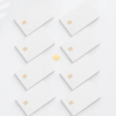 HOOWIFFY 8Pcs White PVC Cards Blank Smart Ic Cards for Access Control and Employee Identification