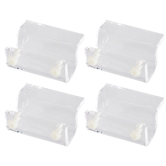 HOOWIFFY Acrylic Fish Tank Cover Frame White Durable Support for Open Tanks 4Pcs