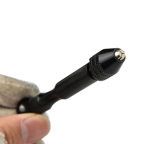 HOOWIFFY Adjustable Chuck Head Black Tiny Drill Bits for Craftsmen 1Pcs
