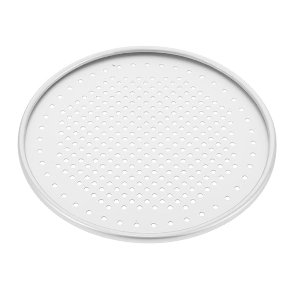 HOOWIFFY Aluminum Pizza Baking Screen with Perforated Design for Oven and Grill Use, Non-Stick, Easy to Clean