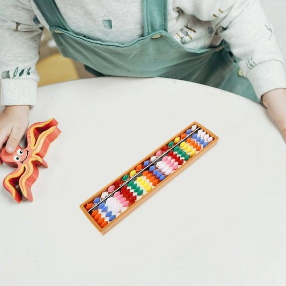 HOOWIFFY Arithmetic Exercise Toy Chinese Abacus for Students Math Learning Tool 1Pack