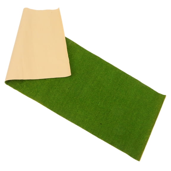HOOWIFFY Green Nylon Artificial Grass Mat for Crafting, Decoration, High Simulation Fake Turf, Plastic Lawn Mat, 1 Pack