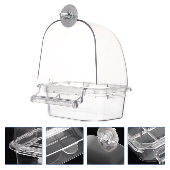 HOOWIFFY Premium PP Material Automatic Bird Feeder for Parrots Pigeons and Small Birds