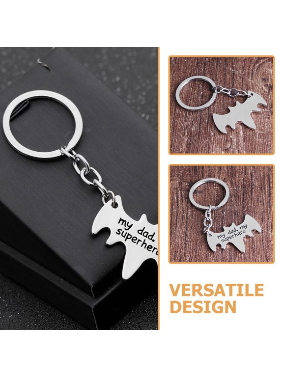 Backpack Key Charm Set, 2-Piece Zinc Alloy Keychain for Keys, Bags and Luggage