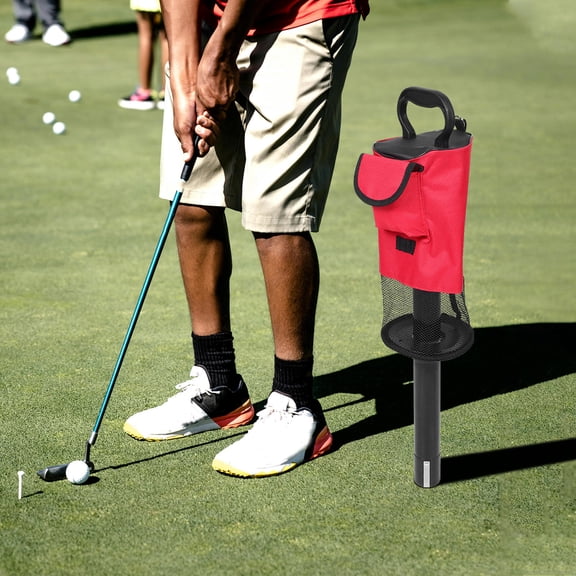 HOOWIFFY Red Golf Collector Efficient and Easy-to-Use Tool for Golf and Practice Ranges