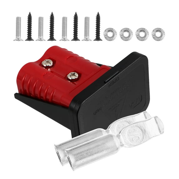 HOOWIFFY 1Set Car Quick Connect Plug with Embedded Panel Cover for Stable Electrical Connections