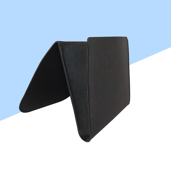 HOOWIFFY Bedside Hanging Storage Bag Pouch Black Felt Organizer for Electronics Accessories 1Pcs