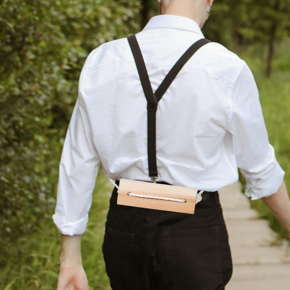 HOOWIFFY Wooden Hatchet Sheath Belt Holder Portable Pouch for Hiking Outdoor Tool Storage