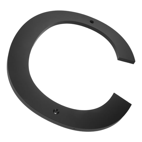 HOOWIFFY Black Acrylic Outdoor Address Plaque with Easy Mounting for Home Number Display and House Sign