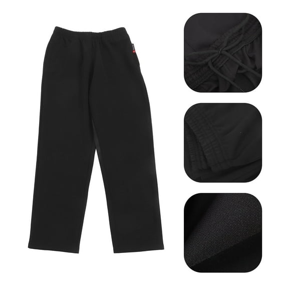 HOOWIFFY Chef Pants Jogger Chef Pants Cotton Functional Design Women Culinary 1 Piece
