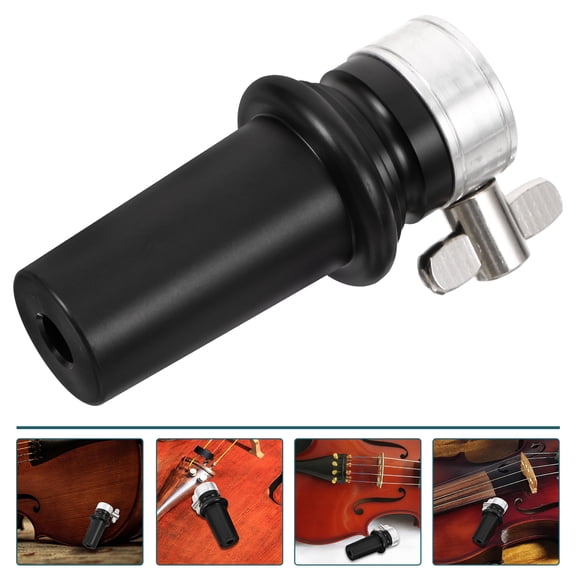 HOOWIFFY Cello Endpin Rubber Tip Stopper Black Enhanced Sound Quality