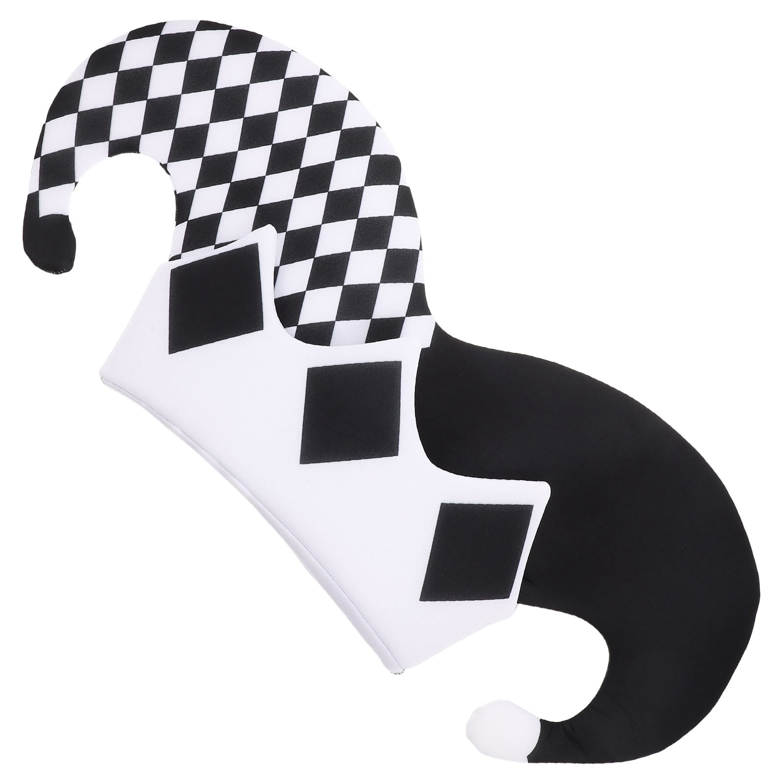 HOOWIFFY Black Clown Hat Headband for Adults and Teens, Funny Costume ...