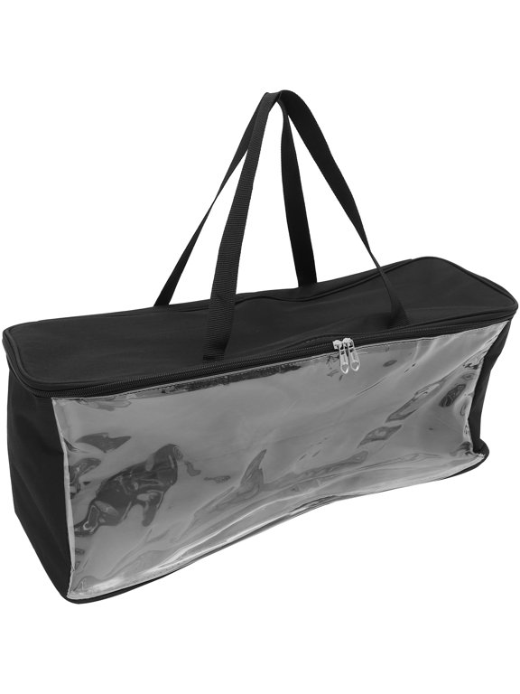 Black Handbag Organizer with Oxford PVC Material for Travel, Hats, Caps, and Everyday Storage Solutions