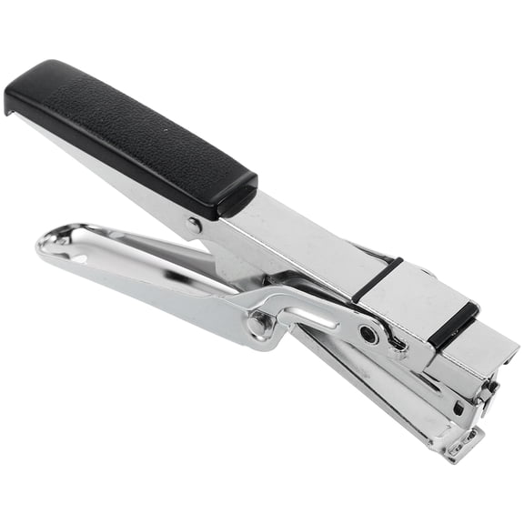 HOOWIFFY Black Plier Stapler for 10 Staples Heavy Duty Handheld Stapler for Office Use