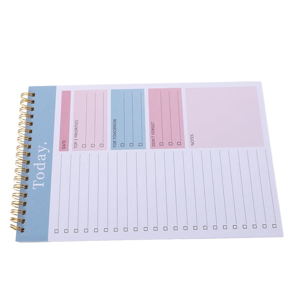 HOOWIFFY Planner Spiral Notebook with Refillable Pages for Flexible Home and Office Scheduling