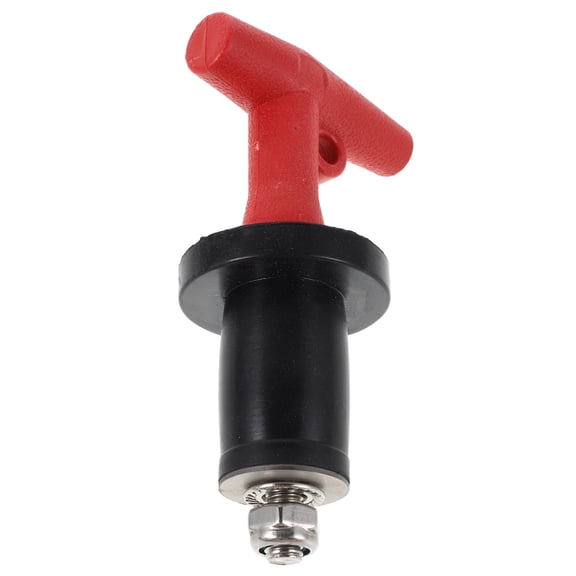 HOOWIFFY Stainless Steel Marine Drain Plug with Plastic T-Handle, Easy to Install for Boats, Kayaks, and Watercraft