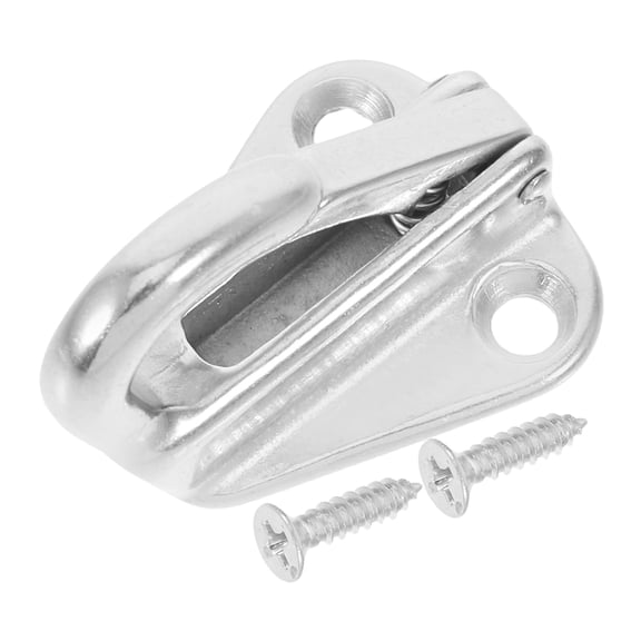 HOOWIFFY Boat Hook Spring Hook Marine Grade Stainless Steel Fending Points Marine Use 1Pack
