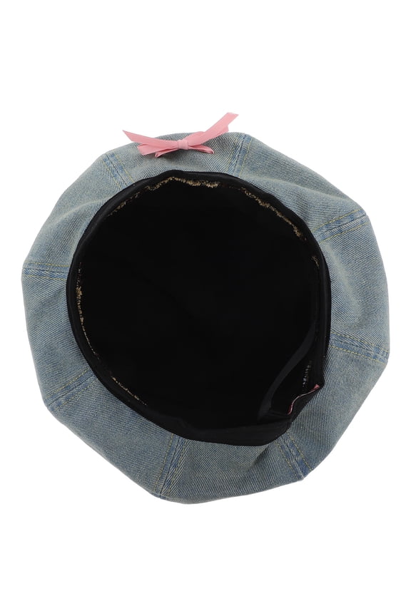 Women's Adjustable Denim Beret Hat Boho Style Painter Cap Comfortable and Stylish