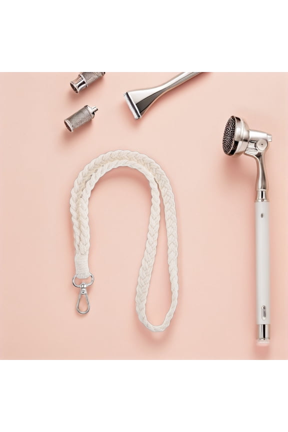 Boho Macrame Keychain Lanyard with Elegant Crochet Design Lightweight Accessory