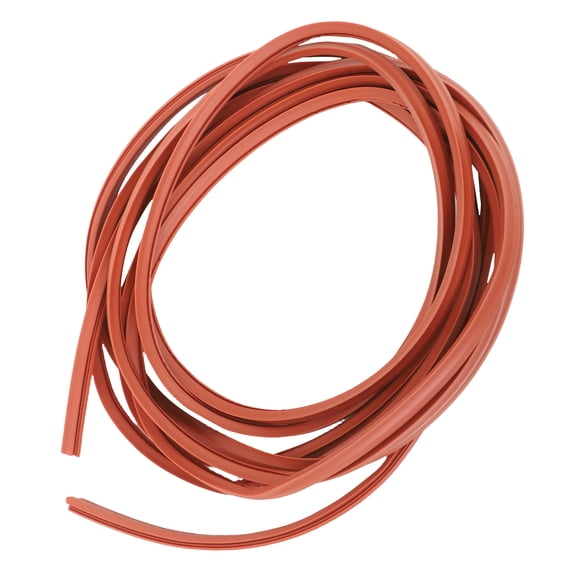 HOOWIFFY Brown Rubber Door Seal Strip 5m Self-Adhesive Weatherproof Soundproof Insulation for Doors and