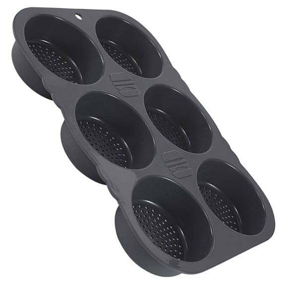 HOOWIFFY Non-Stick Silicone Hamburger Bun Mold for Baking, Bun Pan, 1 Piece Kitchen Bakeware