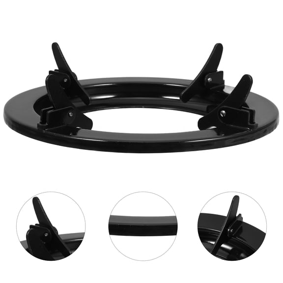 HOOWIFFY Metal Wok Trivet Stand for Gas Stoves, Cooking Support Rack for Even Heat Distribution, Indoor & Outdoor Kitchen Use