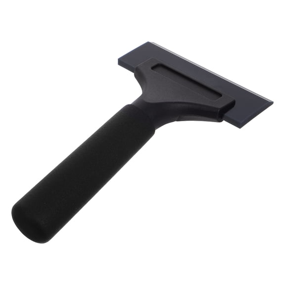 HOOWIFFY Car Ice Scraper and Squeegee for Windshield Cleaning with Ergonomic Handle, Universal Fit, Black and Aluminum Alloy