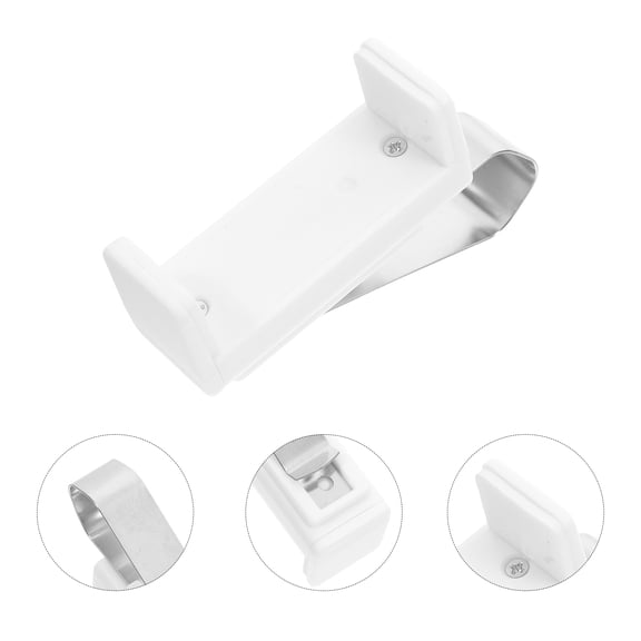 HOOWIFFY Car Visor Organizer White ABS 1Pcs