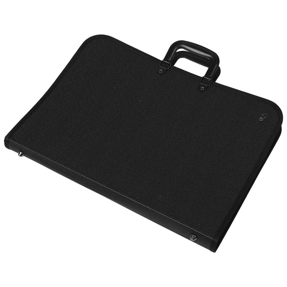 HOOWIFFY Black Polyester Outdoor Painting Bag for Art Supplies Storage